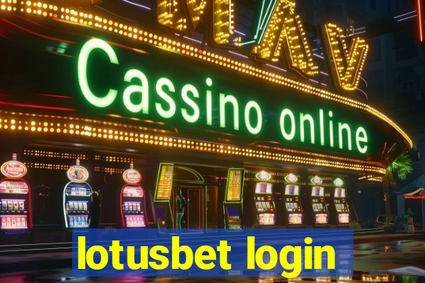 lotusbet login